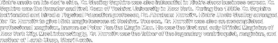 Rick’s uncle on his dad’s